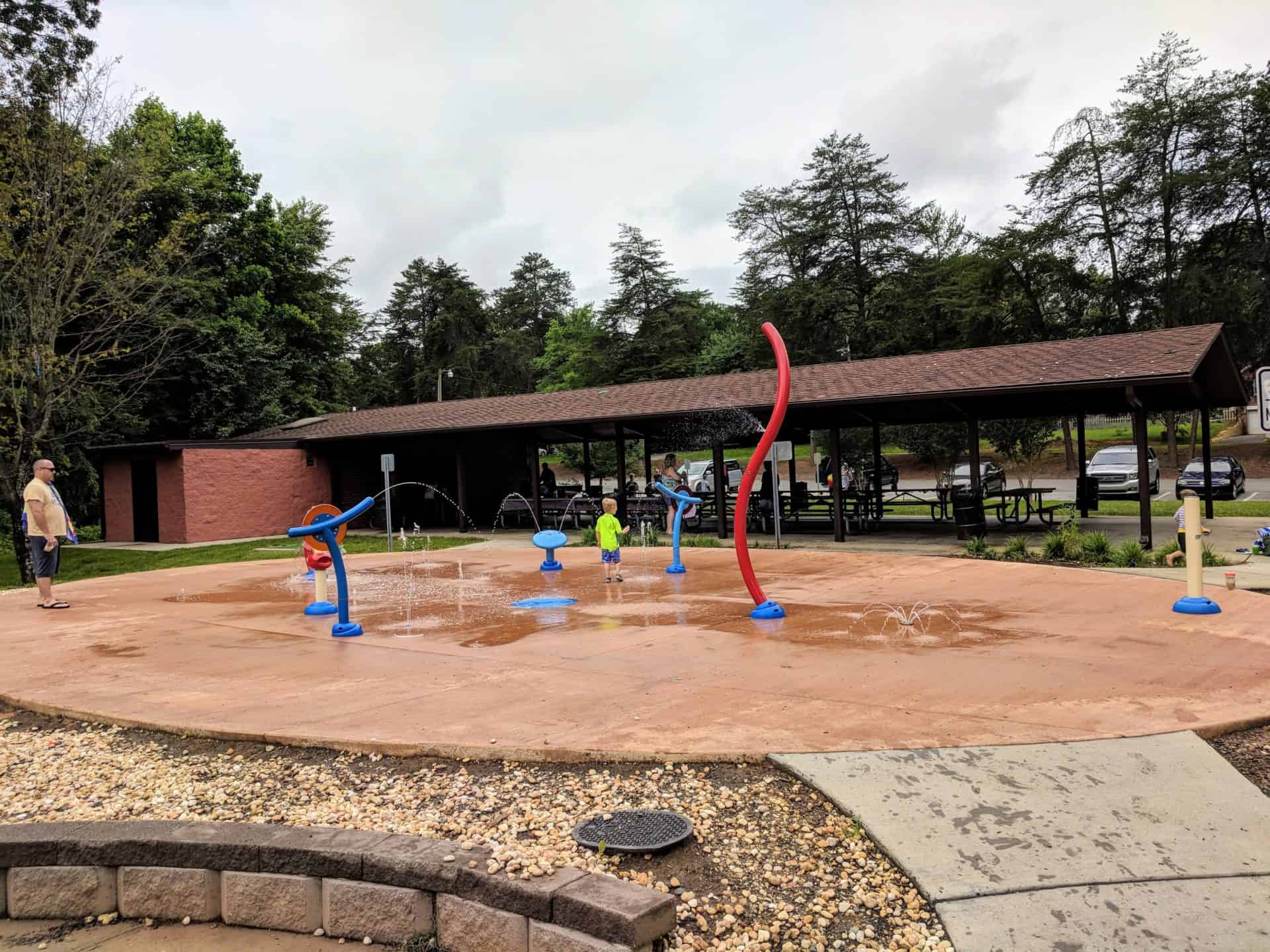 Hathaway Park Sprayground Kid Friendly Triad