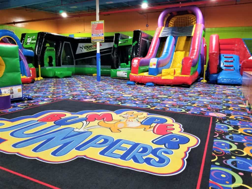 Safari Nation Is a large indoor playground with inflatables, jungle gyms, a  zip line, …